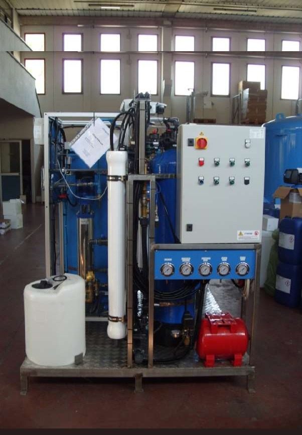 Skid-mounted drinking water system